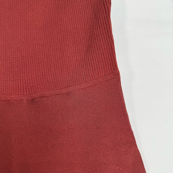 Bar III Midnight Bloom A-Line Mini Dress Womens Size XXL Rust Cold Shoulder NWT - Picture 10 of 10